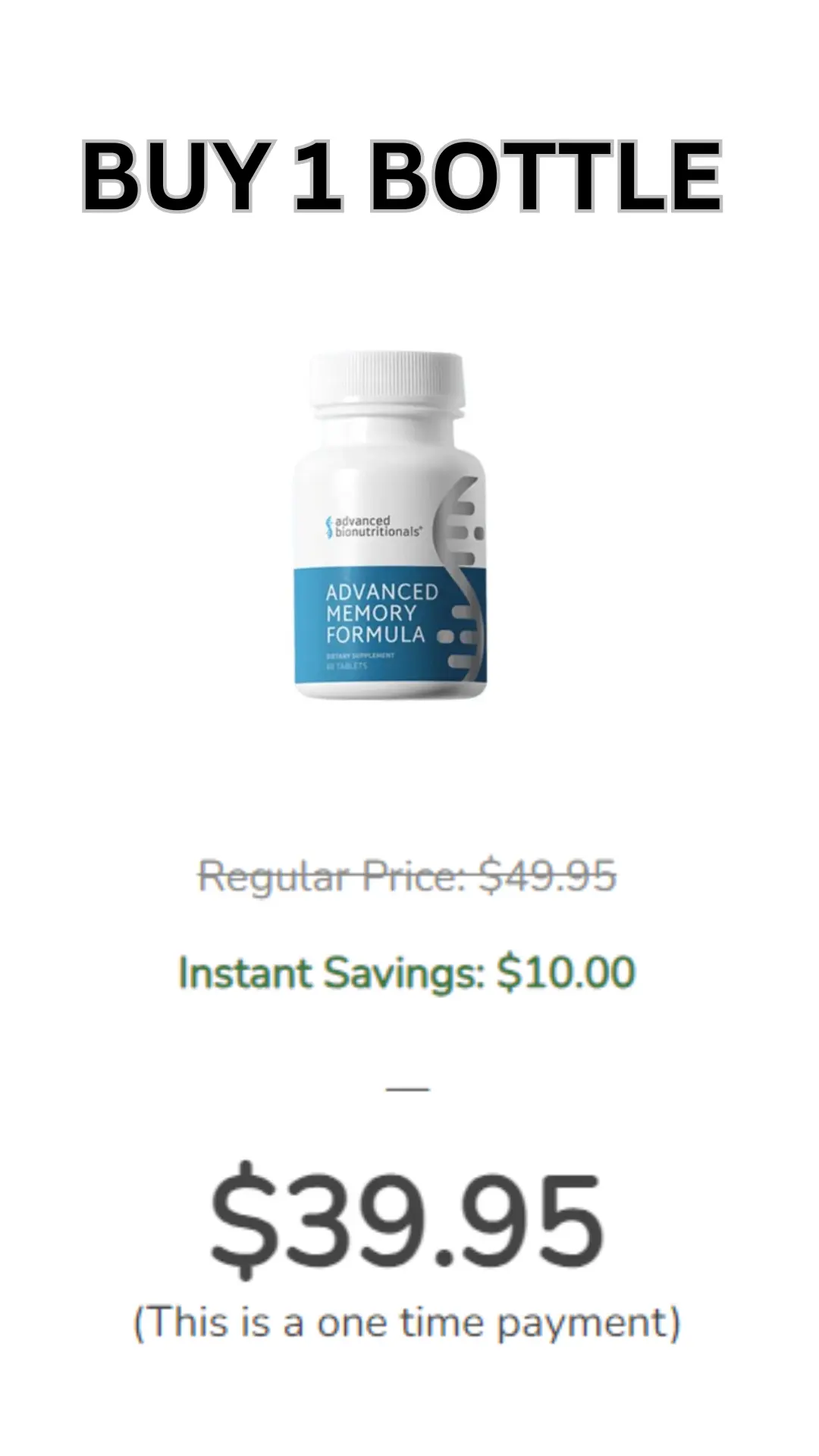  Advanced Memory Formula 1 Bottle